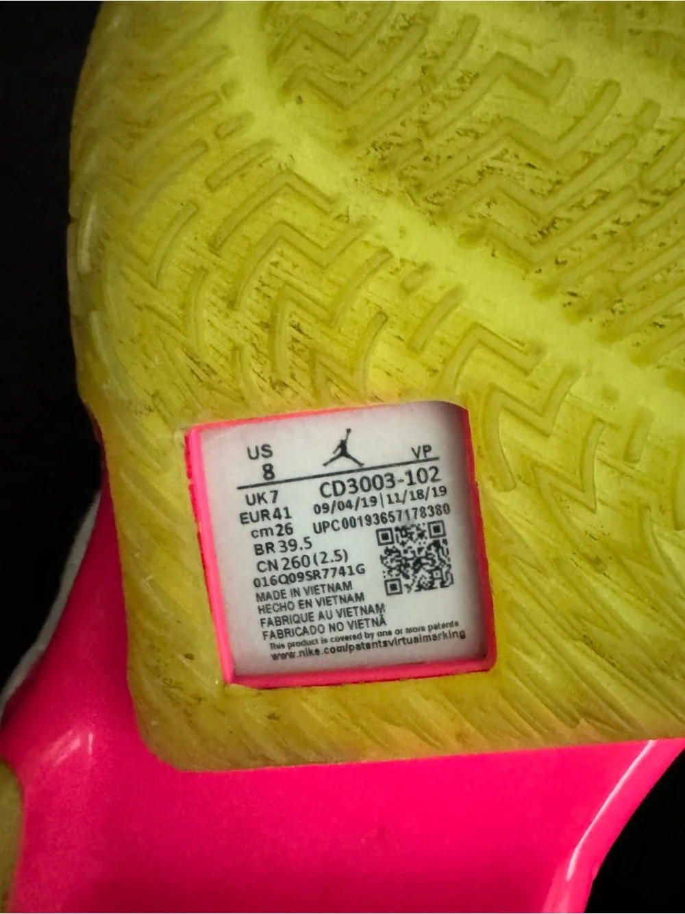 Jordan Why Not Zer0.3 LA Born Men’s 8 - Picture 5 of 6